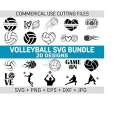 Volleyball SVG Bundle, Volleyball svg, Best Setter svg, Volleyball Cheerleader Fan, Sport shirt svg, Volleyball png Cricut, Volleyball Team