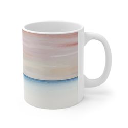 Artistic 11oz Mug, Abstract Ceramic Mug, Abstract Design Coffee Mug