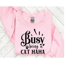 Busy being a cat mama svg, Cat Face svg, Cat design, Kitten svg, Cat head svg, Cat lover svg, Cat silhouette, Pet lovers