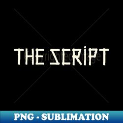 The Script - Paper Tape - Sublimation-Ready PNG File - Revolutionize Your Designs