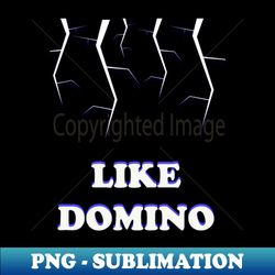 domino - Premium Sublimation Digital Download - Revolutionize Your Designs