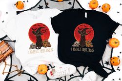 Black Cat Halloween Shirt PNG, I Smell Children Shirt PNG, Hocus Pocus Shirt PNG, Sanderson Sisters Shirt PNG, Happy Hal