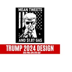 Meat tweets 2024 SVG,  Pro Trump svg, Trump 2024 Save America Again, Trump DeSantis 2024 SVG, Trump America Flag svg, Let's Go Brandon SVG.