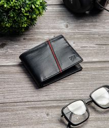 Leather Bi Fold Wallet for Men