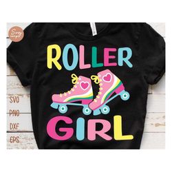 Roller Girl Svg, Roller Skates svg, Skating Birthday svg, Roller Skates Women, Roller Skating svg, Retro Summer Kid Svg
