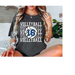 Custom Volleyball Shirt, Personalized Volleyball Mom Gift, Custom Volleyball Number Shirt, Gift For Volleyball Player, S