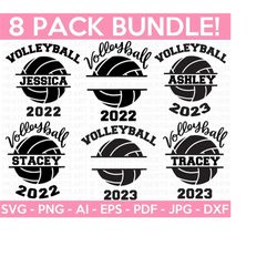 Volleyball Mini SVG Bundle, Volleyball Shirt svg, Biggest Fan, Volleyball Fan, Volleyball Mama svg, Volleyball Sport, Cu