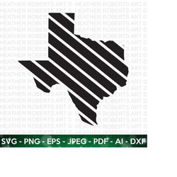 Texas Diagonal Stripe Pattern Design SVG, Texas Svg, Texas Clipart, Texas Silhouette, Texas Shape svg, Texas Design Svg,