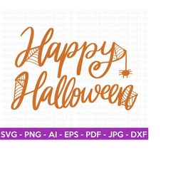 Happy Halloween Colored SVG, Halloween SVG, Halloween Shirt svg, Halloween Quote, Scary Vibes, Halloween Vibes, Cut File