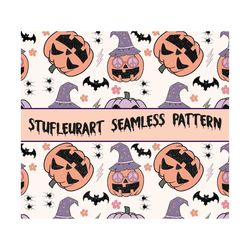 retro halloween pattern, groovy seamless pattern, halloween digital pattern, spooky seamless pattern, retro floral ghost seamless pattern