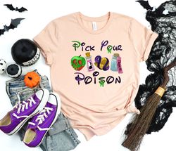 Pick Your Poison Shirt PNG, Halloween Witches Shirt PNG, Witch Shirt PNG, Happy Halloween Shirt PNG, Trick or Treat Shir