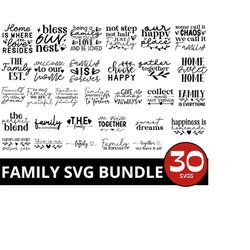 Family Svg Bundle, Farmhouse Family Svg, Family Signs Svg, Family Sayings svg, Home svg, Love Quotes svg, Family Quotes svg files cricut