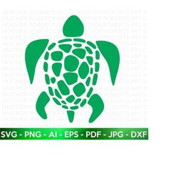 Turtle SVG, Summer SVG, Sea Turtle SVG, Tribal Design svg, Ocean svg, Sea Animal, Monogram, Turtle Clipart, Aquatic, Cut