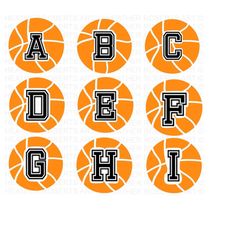 Basketball Monograms SVG Bundle, Basketball svg, Basketball Fan svg, Basketball Team Shirt svg, Basketball Player, Sport