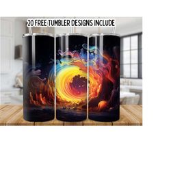 Heaven and Earth Space  20oz Skinny Tumbler Wrap, Rainbow Planet Tumbler PNG, Straight  Graphics Tumbler Wrap PNG, Instant Digital Download