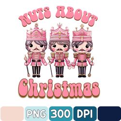 Nuts About Christmas Png, Funny Png, Winter Retro Png, Boho Png, Vintage Png