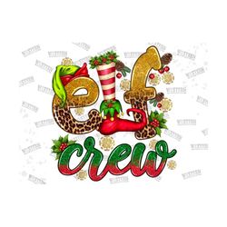 Elf Crew Png Sublimation Design,Western Png,Merry Christmas Png,Happy Christmas Png,Glitter Christmas Png,Christmas Elf