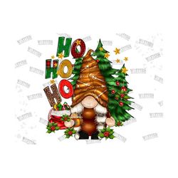 Ho Ho Ho Christmas Gnome Png Sublimation Design,Ho Ho Ho Png,Merry Christmas Png,Gnome Png,Christmas Tree Png,Clipart Pn