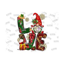 Christmas Love Gnome Png Sublimation Design, Christmas Png, Merry Christmas Png, Christmas Gift Png, Christmas Gnome Png