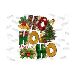 Christmas Ho Ho Ho Png, Christmas Png,Happy New Year Png,Snowflake Png,Christmas Hat Png,Christmas Tree,Digital Download