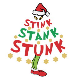 Stink Grinch  Svg, Grinch Hand Svg, Grinch SVG, Grinch Ornament, Grinch Face Svg, Grinch Christmas svg Digital Download