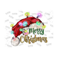merry christmas hat png sublimation design,merry christmas png,santa claus hat png,christmas lights png,hand drawn png,d