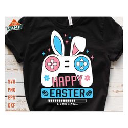 Happy Easter Svg, Easter Gamer Svg, Boy Easter Shirt, Easter Bunny Svg, Cute Bunny Svg, kids Easter Svg, Bunny Boy Svg,