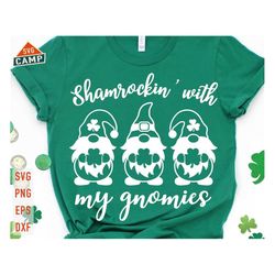 Shamrockin' With My Gnomies Svg, St Patricks Gnomes, Funny St Patricks Svg, St Patricks Day Svg, St Pattys Day Svg, St P