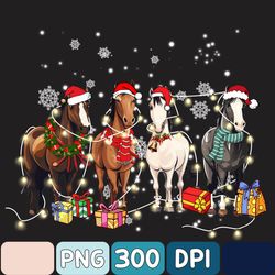 Christmas Horse Png, Christmas Png, Merry Christmas Png, Cowboy Christmas Png, Horse Lover Png, Farm Animal Png