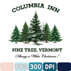 Columbia Inn Pine Tree Vermont Png, A White Christmas Bing Crosby Png, Family Movie Matching Png, I'm Dreaming Png