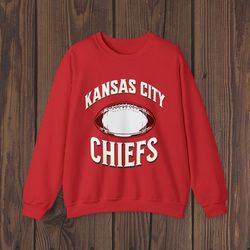 Kansas City Sweatshirt, Vintage KC Football Sweater, Chiefs Sweatshirt, Kelce Sweatshirt, Retro Kansas City Sweatshirt