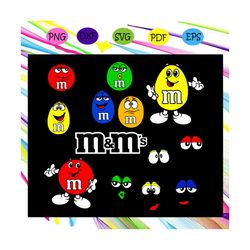 M & ms bundle, m and m, mm candy, mm candy svg, candy, candy svg, chocolate candy, m m candy,trending svg For Silhouette