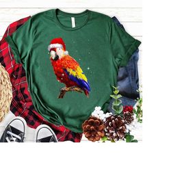 Funny Parrot Christmas T shirt, Parrot Christmas Sweatshirt, Parrot Sweatshirt, Mens Womens Christmas Tshirt, Parrot Shi