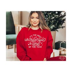 It's The Most Wonderful Time Of The Year SVG, PNG, Christmas Svg, Christmas Shirt Svg, Christmas Vibes Svg, Merry Christmas Svg