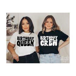 Birthday Queen SVG, PNG, Birthday Crew Svg, Birthday Crew Svg, Birthday Matching Shirt Svg, Birthday Party Shirt Svg, Birthday SVG Bundle