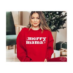Merry Mama SVG, PNG, Mama Claus Svg, Mom Christmas Svg, Very Merry Mama Svg, Christmas Shirt Svg, Christmas Mama Svg