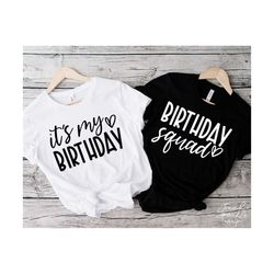 Birthday Matching T-Shirt SVG, PNG, Birthday Squad Svg, Birthday Shirt Svg, Birthday Party Shirt Svg, Birthday Trip Svg, Birthday Svg Bundle