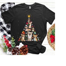 Cute Chihuahua Shirt,Chihuahua Christmas Sweatshirt, Chihuahua Christmas Tree Shirt,Christmas Gifts For Chihuahua Mom Da