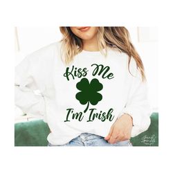 St Patricks Day SVG, PNG, Irish Svg, Kiss Me I'm Irish Svg, Shamrock Svg, Lucky Svg, Lucky Shirt Svg, Irish Shirt Svg, St Patricks Shirt Svg