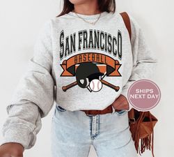 San Francisco Sweatshirt, San Francisco Baseball Sweater, Retro San Francisco Baseball, Vintage San Fran Sweatshirt, San