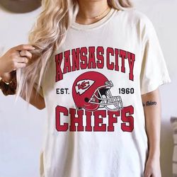 Vintage Kansas City Football T-shirt, Sweatshirt, Kansas Football Vintage Crewneck Hoodie, Retro 90s KC Unisex Sweater