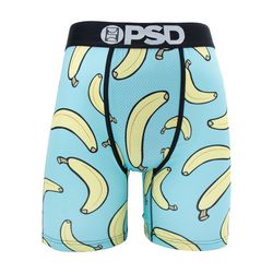 Banana printed 2PK Mens underwear sports lengthen athlete boxer shorts breathable underpants P1