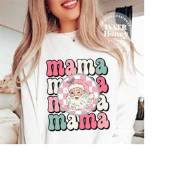 Retro mama png, Family matching png, retrochristmas png, funnychristmas png, momshirt png, merrychristmas png designs, s