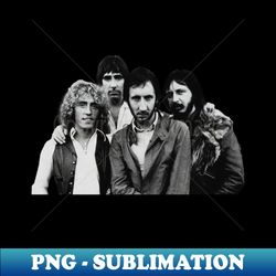 the who band bw - premium png sublimation file - perfect for sublimation mastery