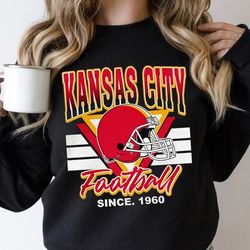 Kansas City Sweatshirt, Vintage Kansas City Football Crewneck Sweatshirt, Chief Sweatshirt, Chief T-Shirt, Kansas City S