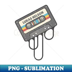 Lukas Nelson - Cassette Retro - Unique Sublimation PNG Download - Perfect for Creative Projects