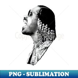 Stevie Wonder - Decorative Sublimation PNG File - Perfect for Sublimation Mastery