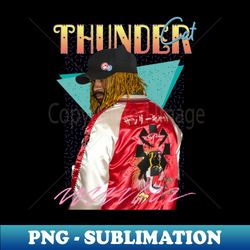 Thundercat Retro Aesthetic - Signature Sublimation PNG File - Fashionable and Fearless