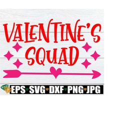Valentine's Squad, Matching Valentine's Day, Valentine's Day svg, Valentine SVG, Group Valentine's Day, Valentine Cut FIle, svg png dxf
