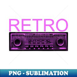 car audio classic design - Special Edition Sublimation PNG File - Transform Your Sublimation Creations